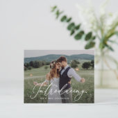 Romance Présentation de la carte postale Elopement (Debout devant)