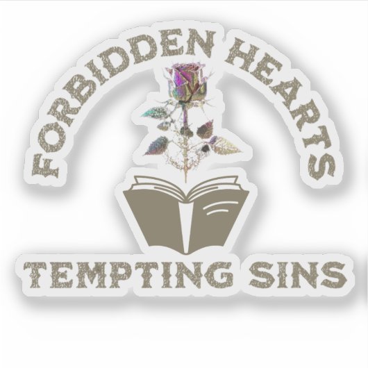 Romance Reader Bookish Sticker (Voorkant)