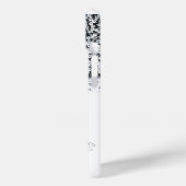 ROMANCE/ROMANTISCHE LOVERS ZWARTE WITTE RODE MONOG Case-Mate iPhone CASE (Achterkant / Links)