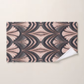Romance Rose Gold Néo Art Déco Design de ventilate (Serviette à main)