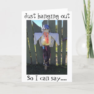 ROMANCE "SCARECROW" STIJL VOOR HALLOWEEN KAART