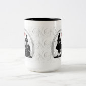 Romance Silhouettes Café Mug (Centre)