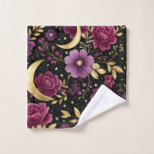 Romance Sombre Lune Céleste Violet Or (Gant de toilette)