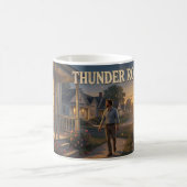 Romance sur Thunder Road au crépuscule Mug (Centre)