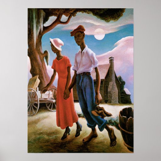 Romance Thomas Hart Benton Poster (Voorkant)