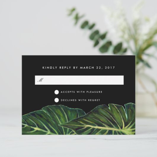 Romance tropicale / RSVP (Debout devant)