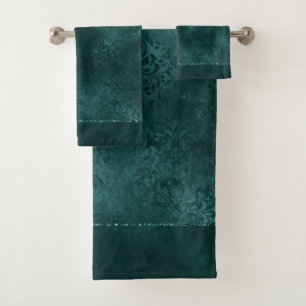Romance Turquoise de minuit Dark Satiny Grunge D