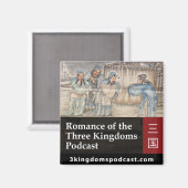 Romance van de driekoppige podcast magneet (Voorkant / Achterkant)