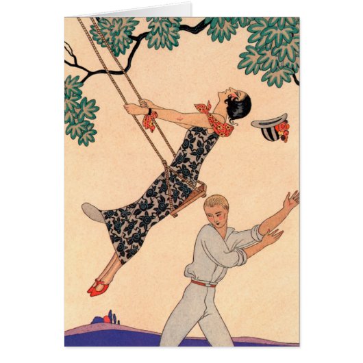  Romance van de Liefde, Escarpolette Swing Barbier (Voorkant)