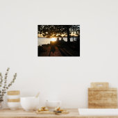 Romance van het meer poster (Keuken)