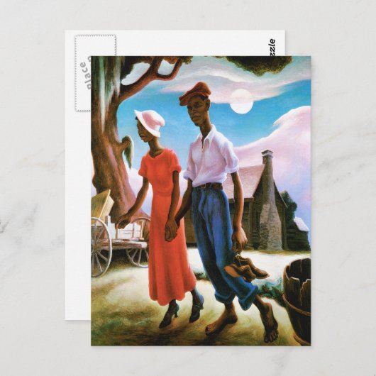 Romance van Thomas Hart Benton Briefkaart (Voorkant / Achterkant)