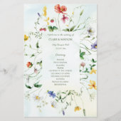 Romance verte et blanche Programmes de mariage rus (Devant)