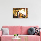 Romance vintage en Italie Toile embouteillée (Insitu(Salon))