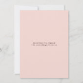 Romance Waterverf Floral Wedding Kaart (Achterkant)