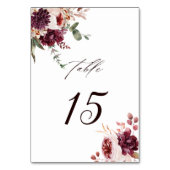 Romance Waterverf Floral Wedding Kaart (Voorkant)