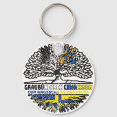 Romanen Rätoromanisch Schweizer Schweiz Baum Sleutelhanger (Achterkant)