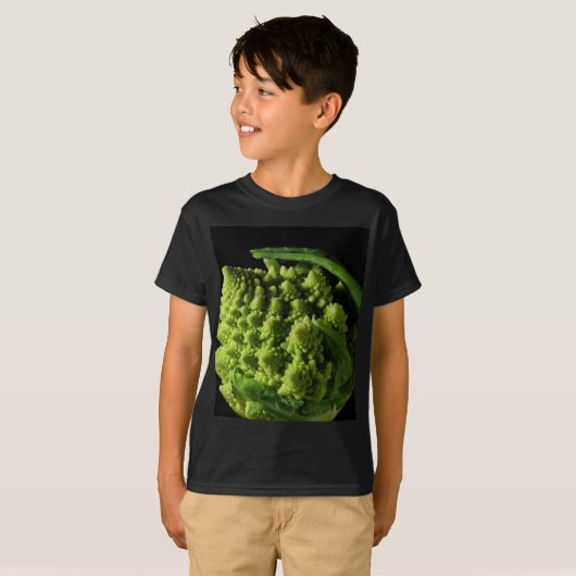 Romanesco Broccoli Fractals T-shirt (Voorkant volledig)