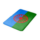Romani Flag Badmat (Gekanteld)