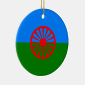Romani Flag Keramisch Ornament (Rechts)