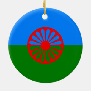 Romani Flag Keramisch Ornament