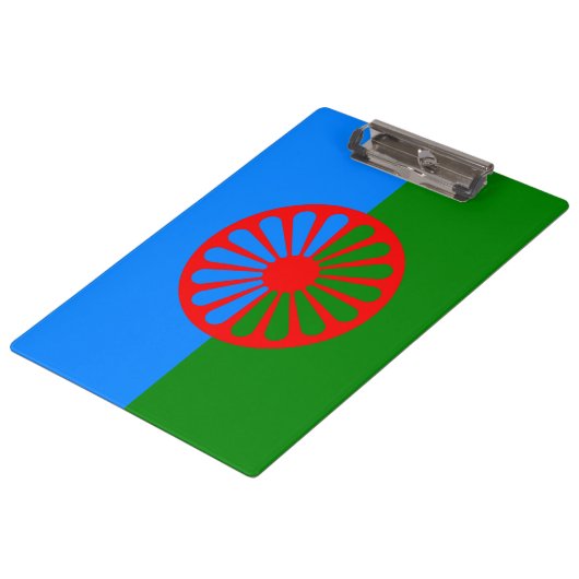 Romani Flag Klembord (Gekanteld)