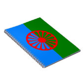 Romani Flag Notitieboek (Rechterzijde)