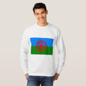Romani Flag T-shirt (Voorkant volledig)