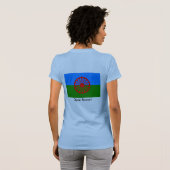 Romani Flag T-shirt (Achterkant volledig)