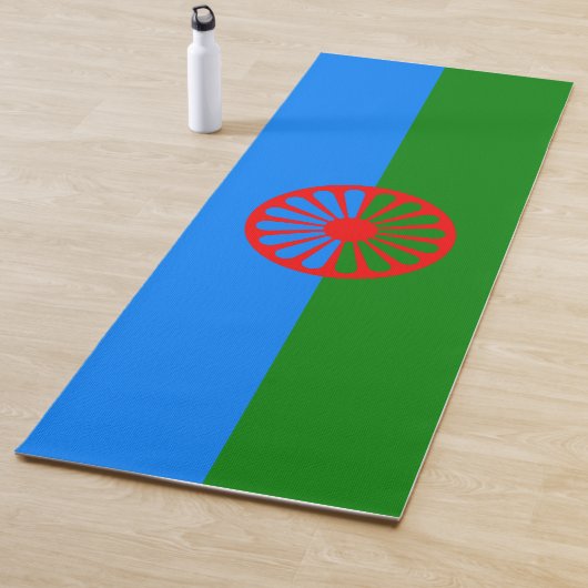 Romani Flag Yogamat (In situ)