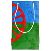 Romani vlag klein cadeauzakje (Voorkant)