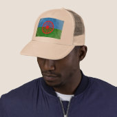 Romani vlag trucker pet (In situ)