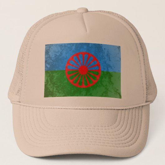 Romani vlag trucker pet (Voorkant)