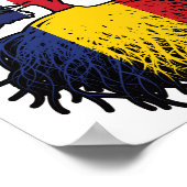 Romania Romanian British UK Verenigd Koninkrijk Poster (Hoek)