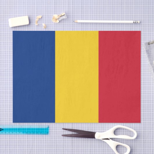 Romania tissue paper, Romanian Flag tissue paper Tissuepapier (Craft)
