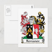 Romanov Family Crest Briefkaart (Voorkant / Achterkant)