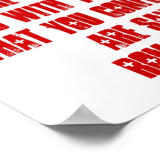 Romans 10:10 POSTER (Coin)