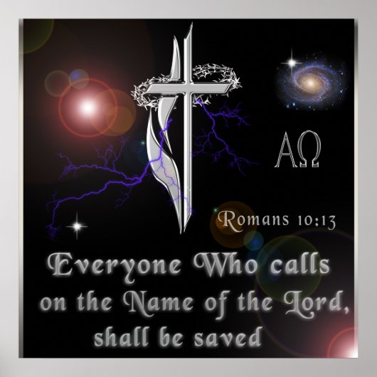 Romans 10:13 Poster (Devant)