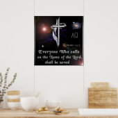 Romans 10:13 Poster (Cuisine)