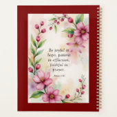 Romans 12:12 Custom Bible Verse Planner (Achterkant)