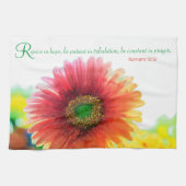 Romans 12:12 Serviette de cuisine (Horizontal)