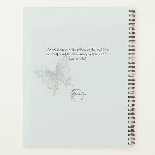 Romans 12:2 Be Transformed Weekly/Monthly Planner (Dos)