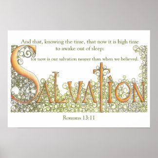 Romans 13:11 Verlossing Poster