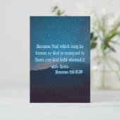 Romans 1:19 KJV Bible Verse Pic Appartement Carte  (Debout devant)