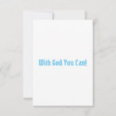 Romans 1:19 KJV Bible Verse Pic Appartement Carte  (Dos)