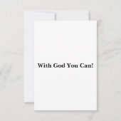 Romans 2:1 KJV Bible Verse Carte de voeux plat (Dos)