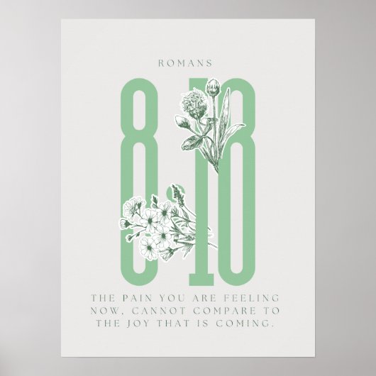ROMANS 8:18 Poster (Voorkant)