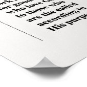 Romans 8:28 All Things Work Together Poster (Hoek)