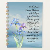 Romans 8:28 Aquarelle Iris (Devant)