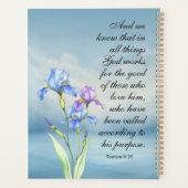 Romans 8:28 Aquarelle Iris (Dos)
