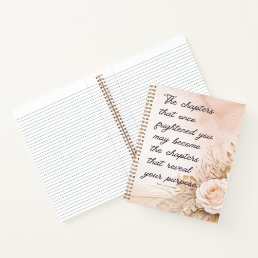Romans 8:28 Faith Hardcover Lined Journal (Intérieur)